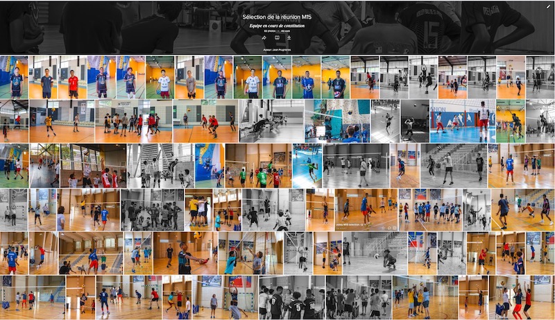 galerie photos Ligue volley Réunion 974 minimes sélection M15