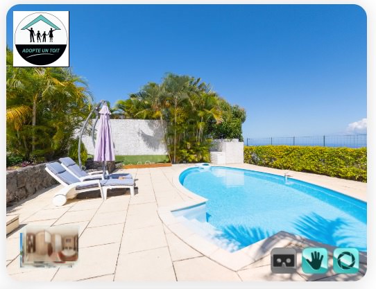 visite virtuelle 360 immobilier Réunion Agence adopte un toit